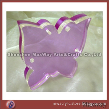 Purple Butterfly Acrylic Magnetic Photo Frame